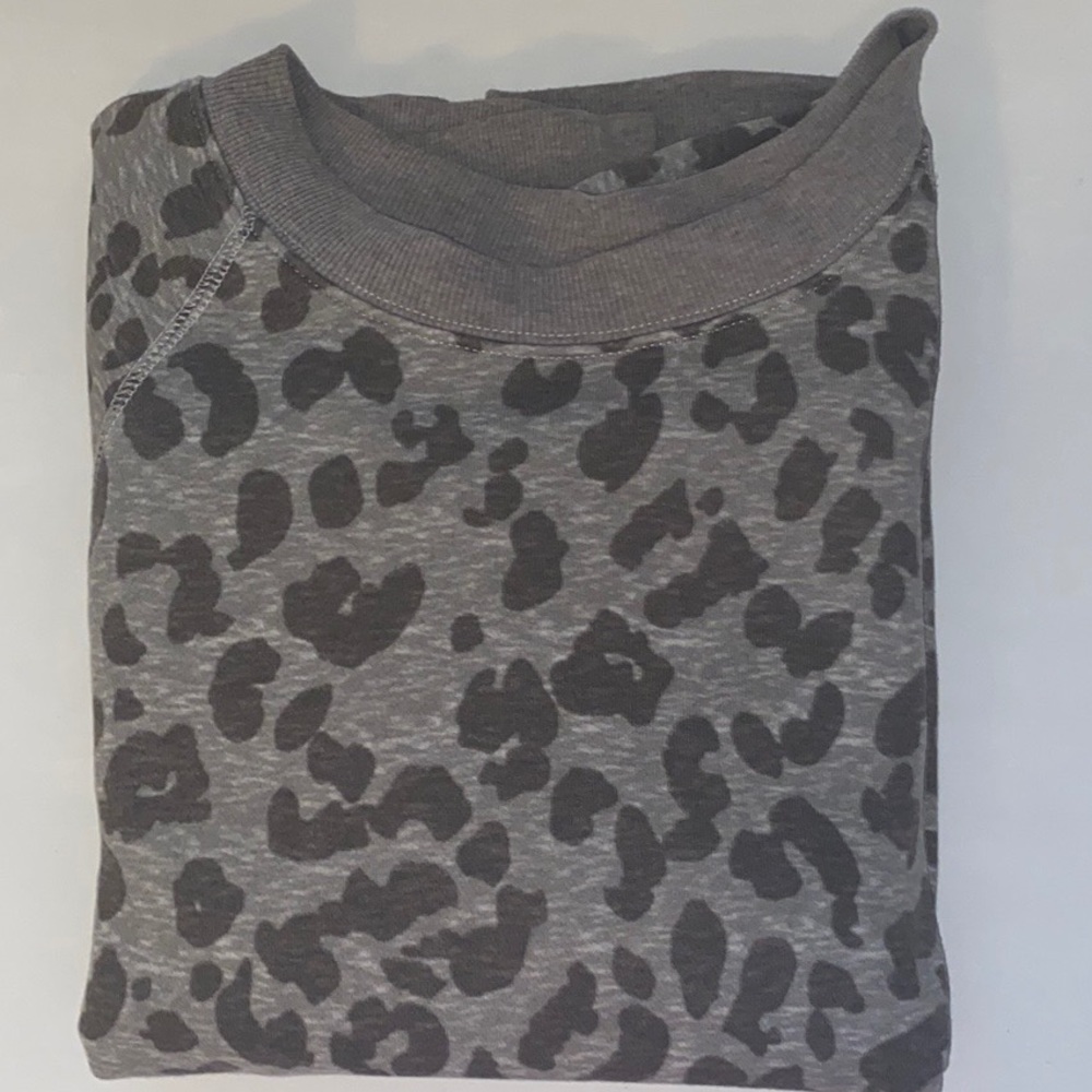 cheetah print sweater